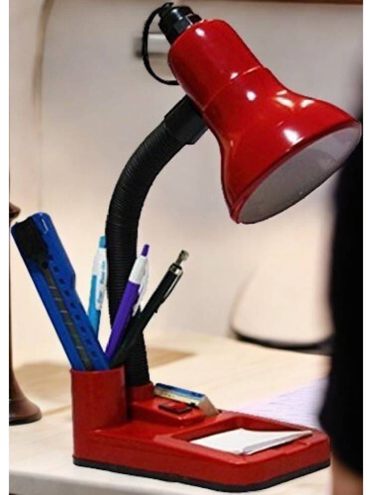     			ZESTRUM Red Torchiere Table Lamp ( Pack of 1 )