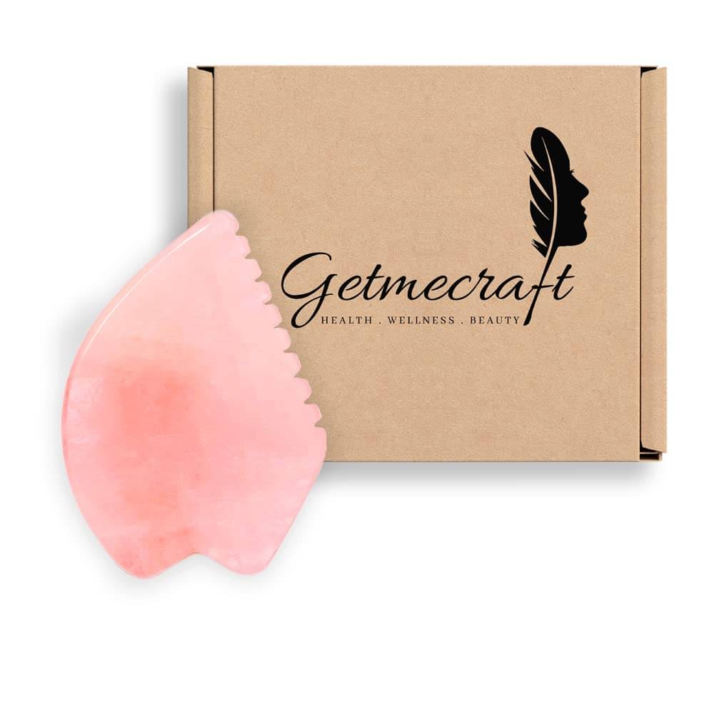 gmc getmecraft Rose Leaf Shape Guasha     			gmc getmecraft Rose Leaf Shape Guasha
