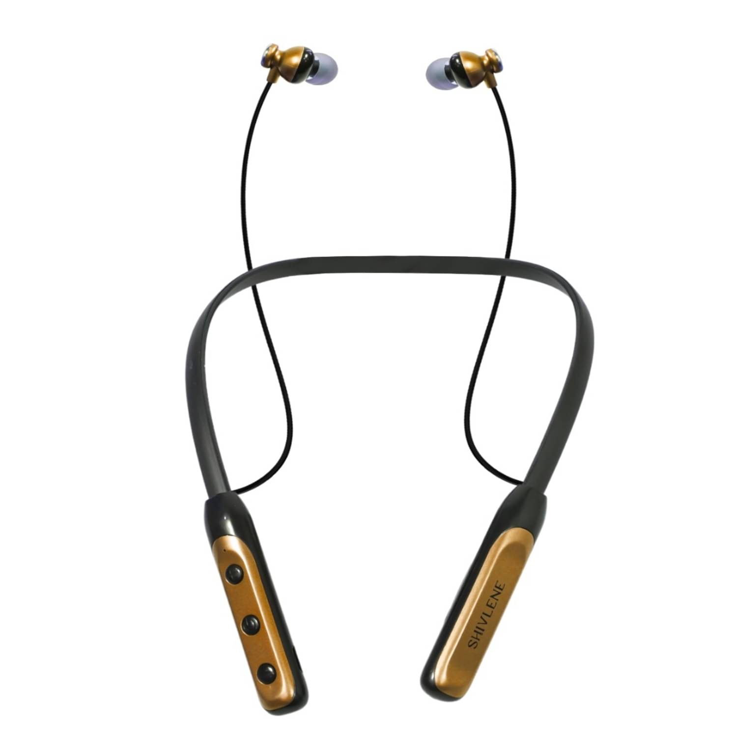 seashot Shivlene Gold In-the-ear Bluetooth Headset with Upto 7h Talktime Noise Cancellation - Gold seashot Shivlene Gold In-the-ear Bluetooth Headset with Upto 7h Talktime Noise Cancellation - Gold