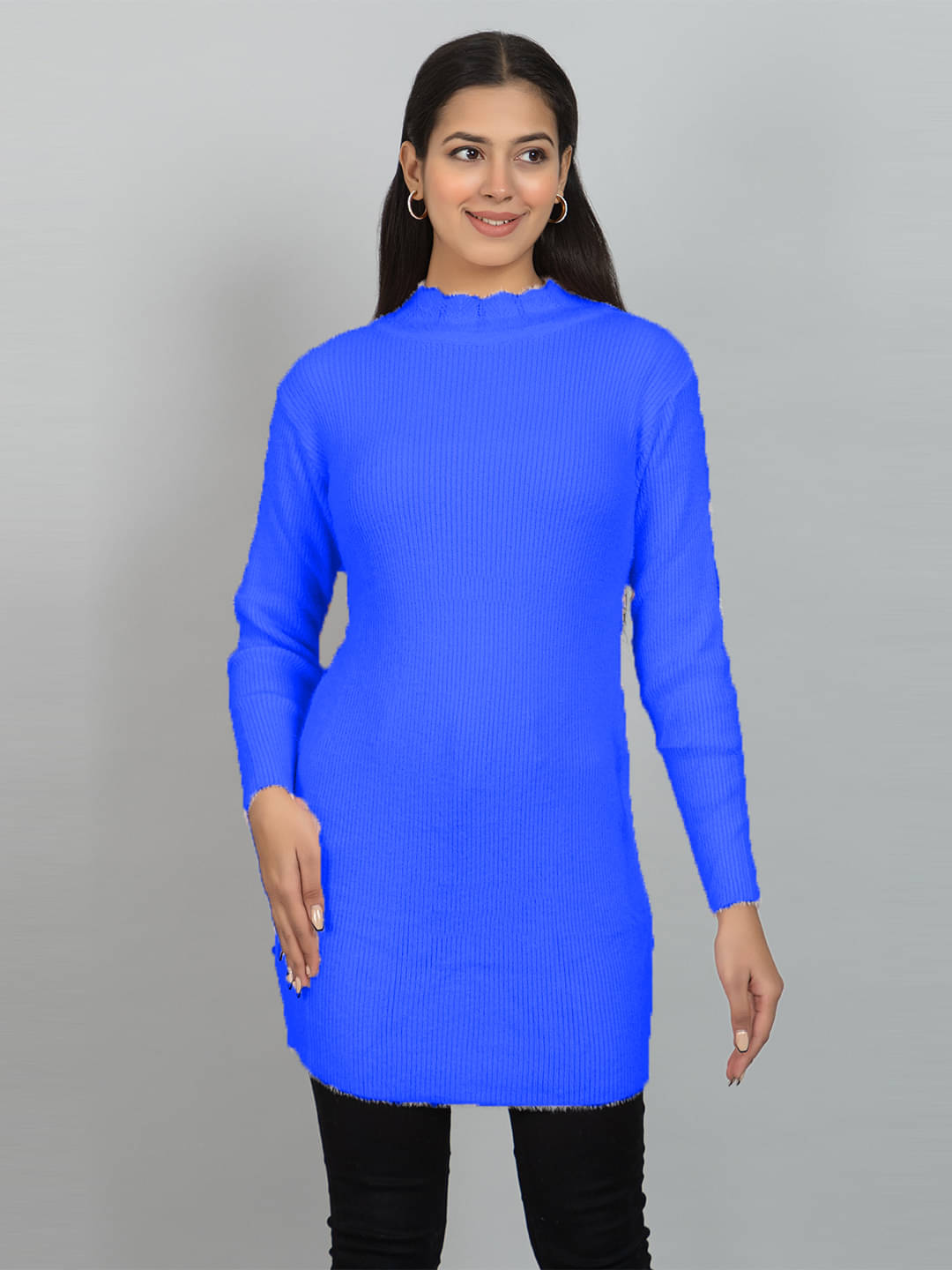 woolkart Woollen Women's Shrugs - Blue ( )     			woolkart Woollen Women's Shrugs - Blue ( )