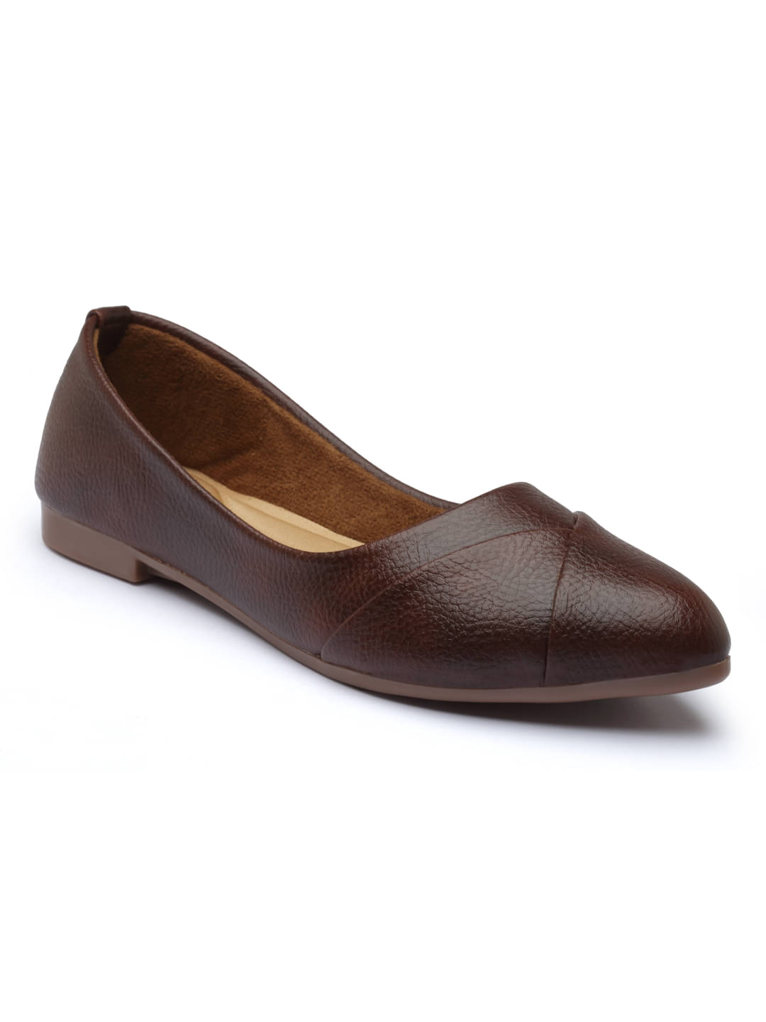    			Aroom Brown Women's Casual Ballerinas