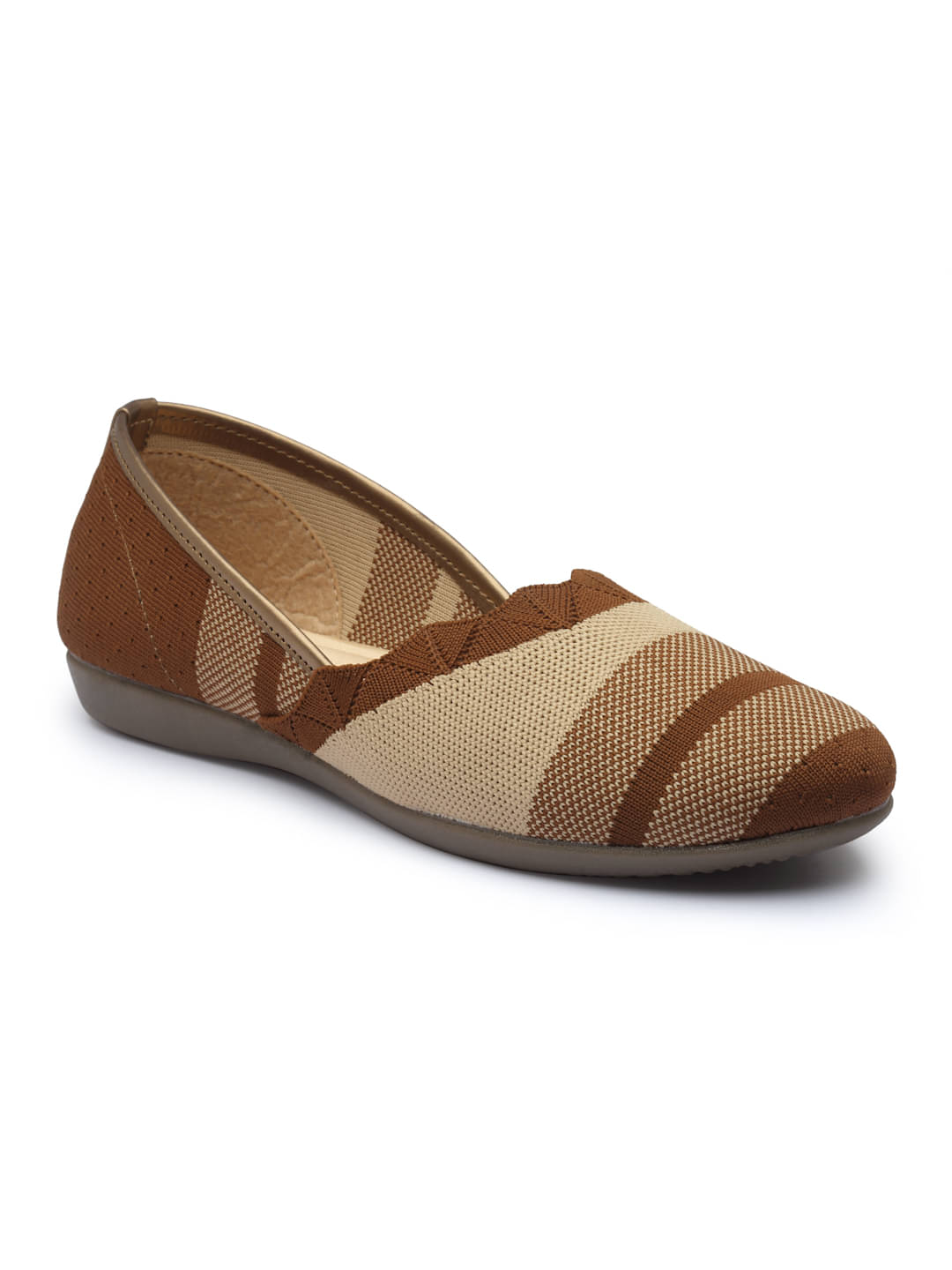    			Aroom Brown Women's Casual Ballerinas
