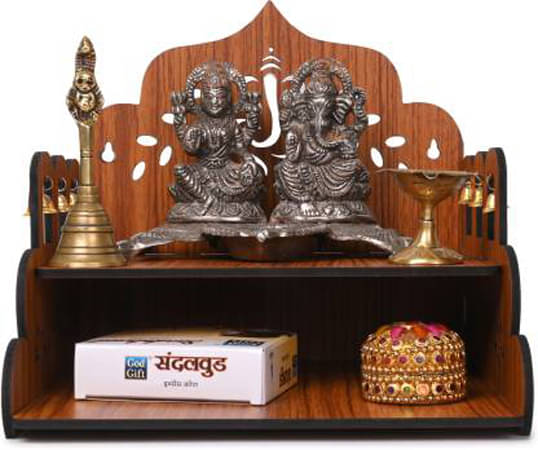 Arpita Crafts Brown Wood Hanging Mandir Arpita Crafts Brown Wood Hanging Mandir