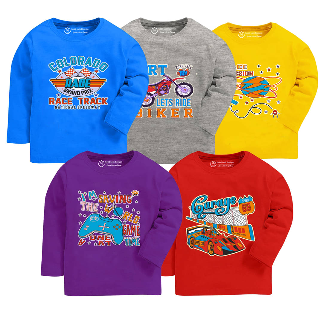     			CRT Enterprises Pack of 2 Boys Cotton T-Shirt ( Multicolor )