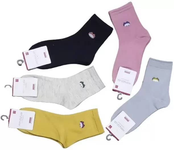 Cavenders Pack of 5 Unisex Cotton Ankle Length Socks ( Multicolor ) - Socks | Buy online on ZillyBuy