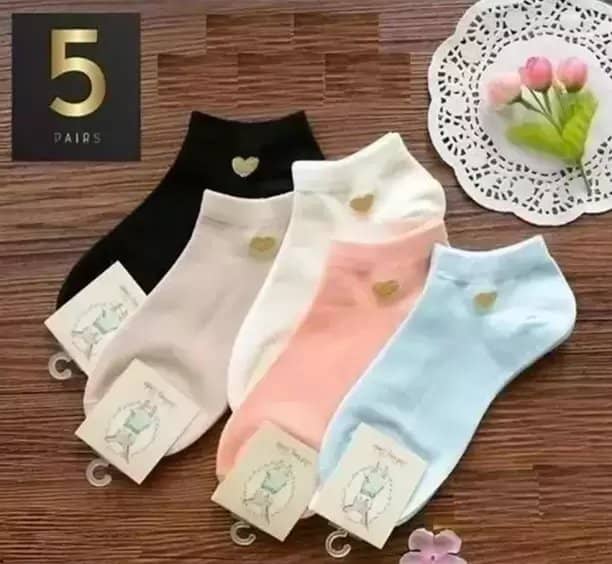 Cavenders Pack of 5 Unisex Cotton Ankle Length Socks ( Multicolor ) - Socks | Buy online on ZillyBuy