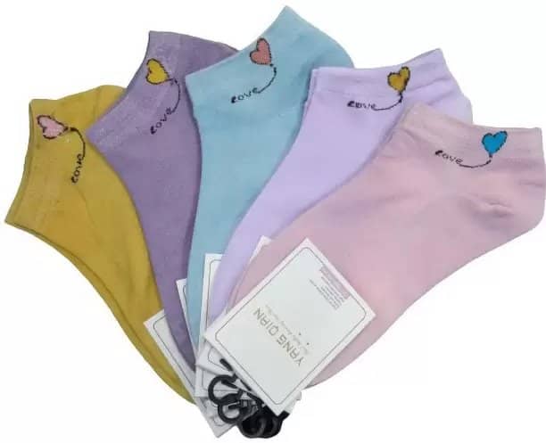 Cavenders Pack of 5 Unisex Cotton Ankle Length Socks ( Multicolor ) - Socks | Buy online on ZillyBuy