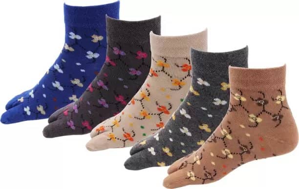 Cavenders Pack of 5 Unisex Cotton Ankle Length Socks ( Multicolor ) - Socks | Buy online on ZillyBuy