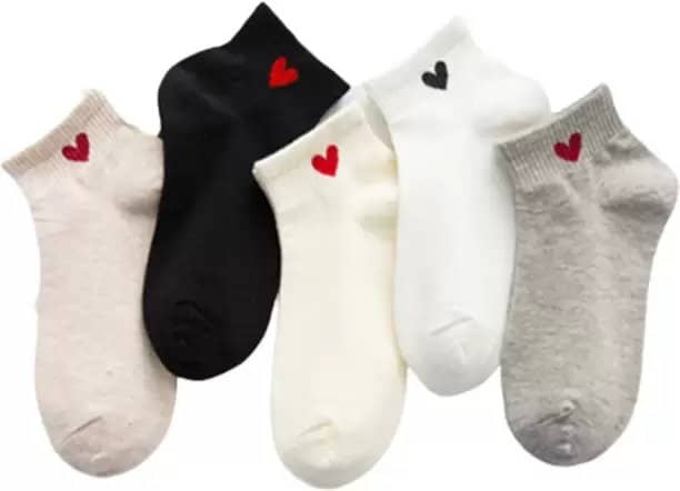 Cavenders Pack of 5 Unisex Cotton Ankle Length Socks ( Multicolor ) - Socks | Buy online on ZillyBuy