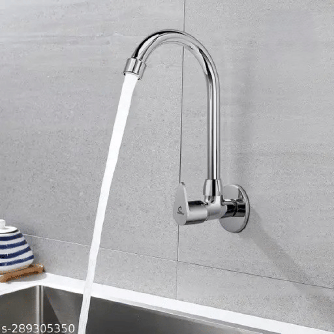Cossimo Torremo Zinc Alloy Wall Mounted Sink Cock Tap Zinc Kitchen Sink Tap (Sink Cock)