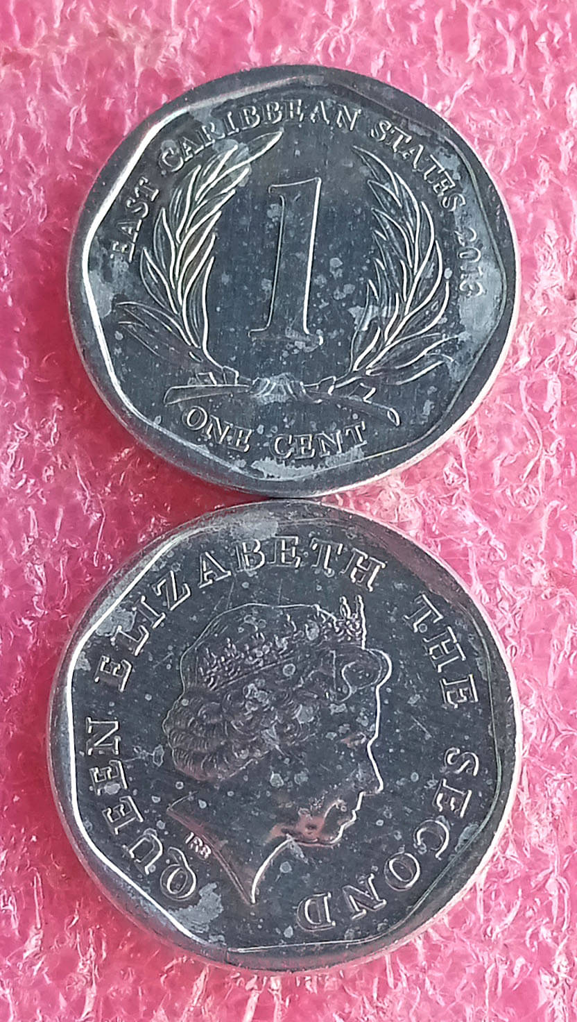     			EAST CARIBBEAN STATE - UNC - 1 Cent - Elizabeth II (4th portrait) 2002-2013 Coins › Standard circulation coins Aluminium • 1.03 g • ⌀ 18.42 mm