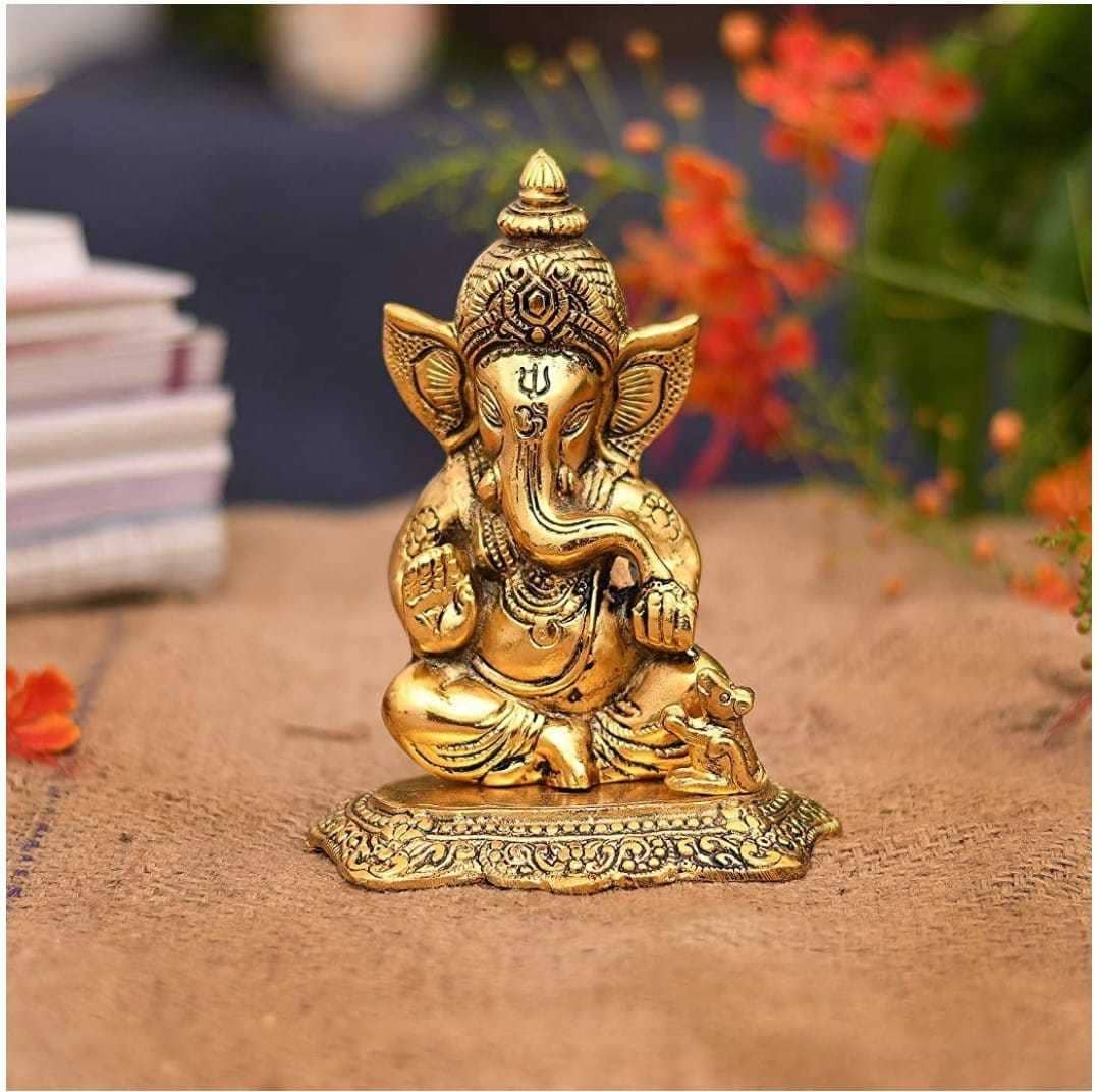 Fashion Bizz Ganesha Idolgood Luck Vastu Decoration Showpiece Decorative Showpiece - 16 cm