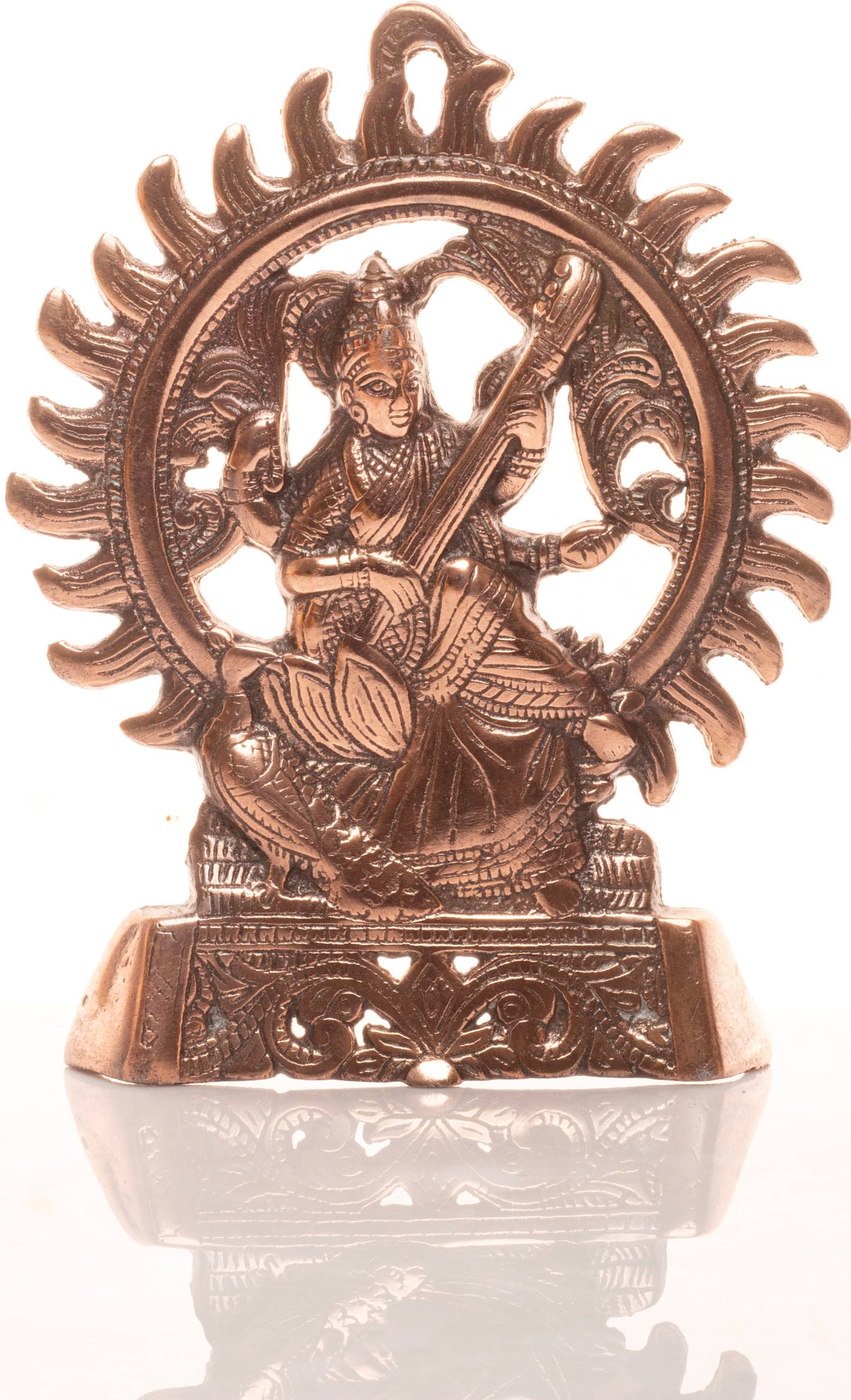 Fashion Bizz Wall Hanging Surya Kiran Saraswati Decorative Showpiece