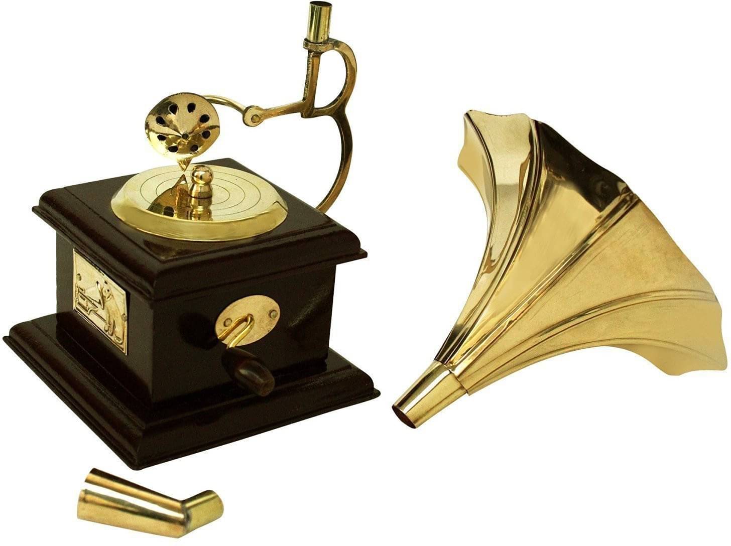 FASHION BIZZ Gramophone Showpiece 8 cm - Pack of 1 FASHION BIZZ Gramophone Showpiece 8 cm - Pack of 1