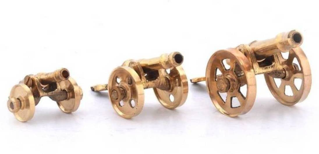 Fashion Bizz Royal Rajasthan Rajputana Canon Decorative Showpiece - 8 cm, Set of 3