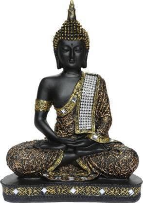 FASHION BIZZ Resting Buddha Showpiece 23 cm - Pack of 1