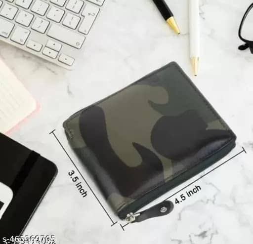HABIBI PU Printed Men's RFID Wallet With 6 Slots For Card ( Multicolor , Pack of 1 ) - Handbags | Buy online on ZillyBuy