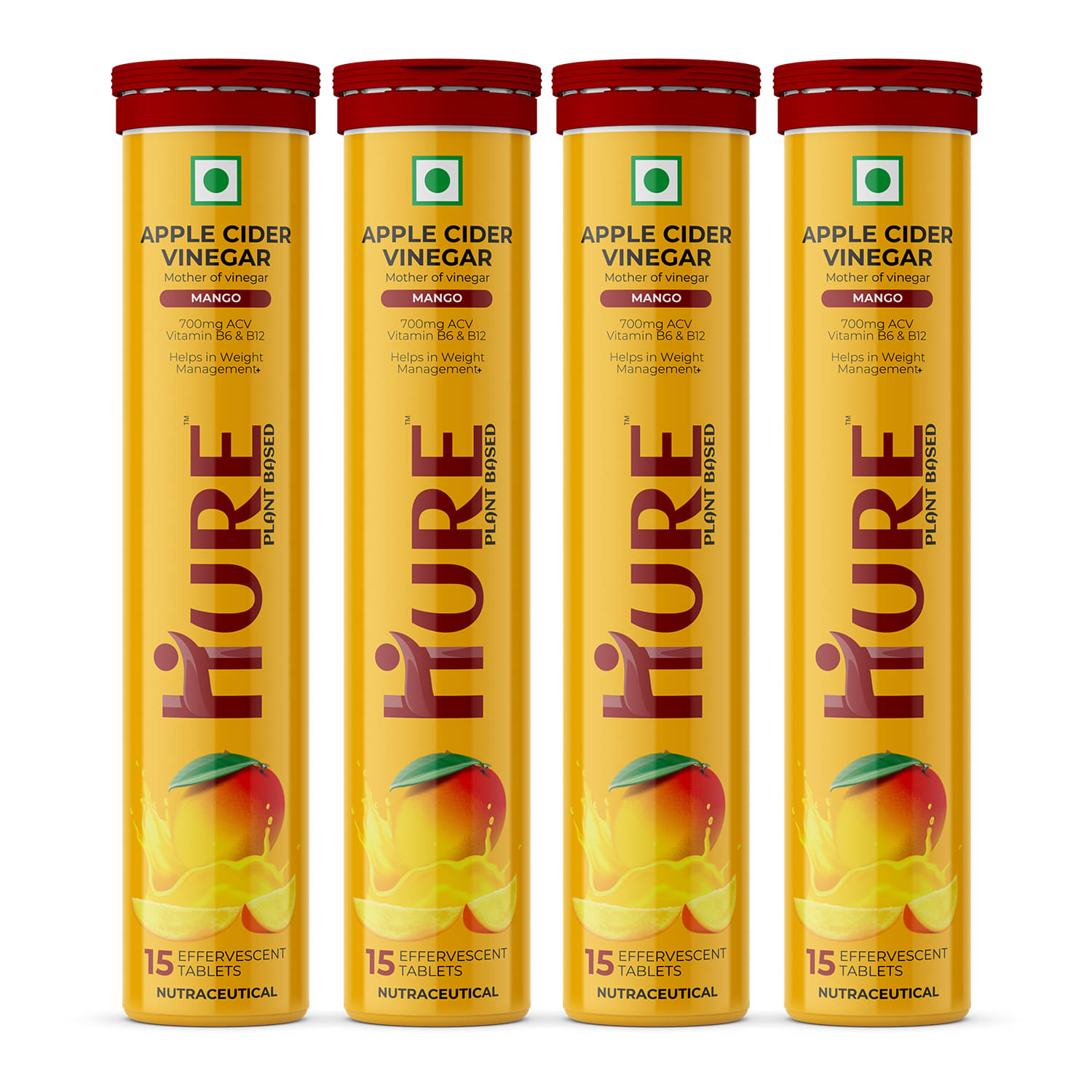 HURE Apple Cider Vinegar ( Pack of 4 ) HURE Apple Cider Vinegar ( Pack of 4 )