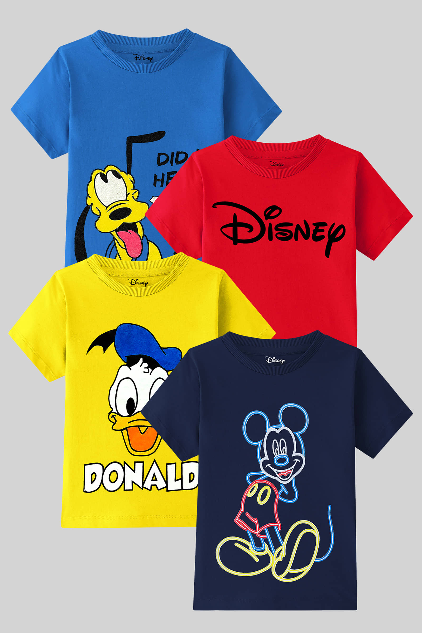 Kuchipoo Pack of 4 Boys Cotton Blend T-Shirt ( Multicolor 2 )