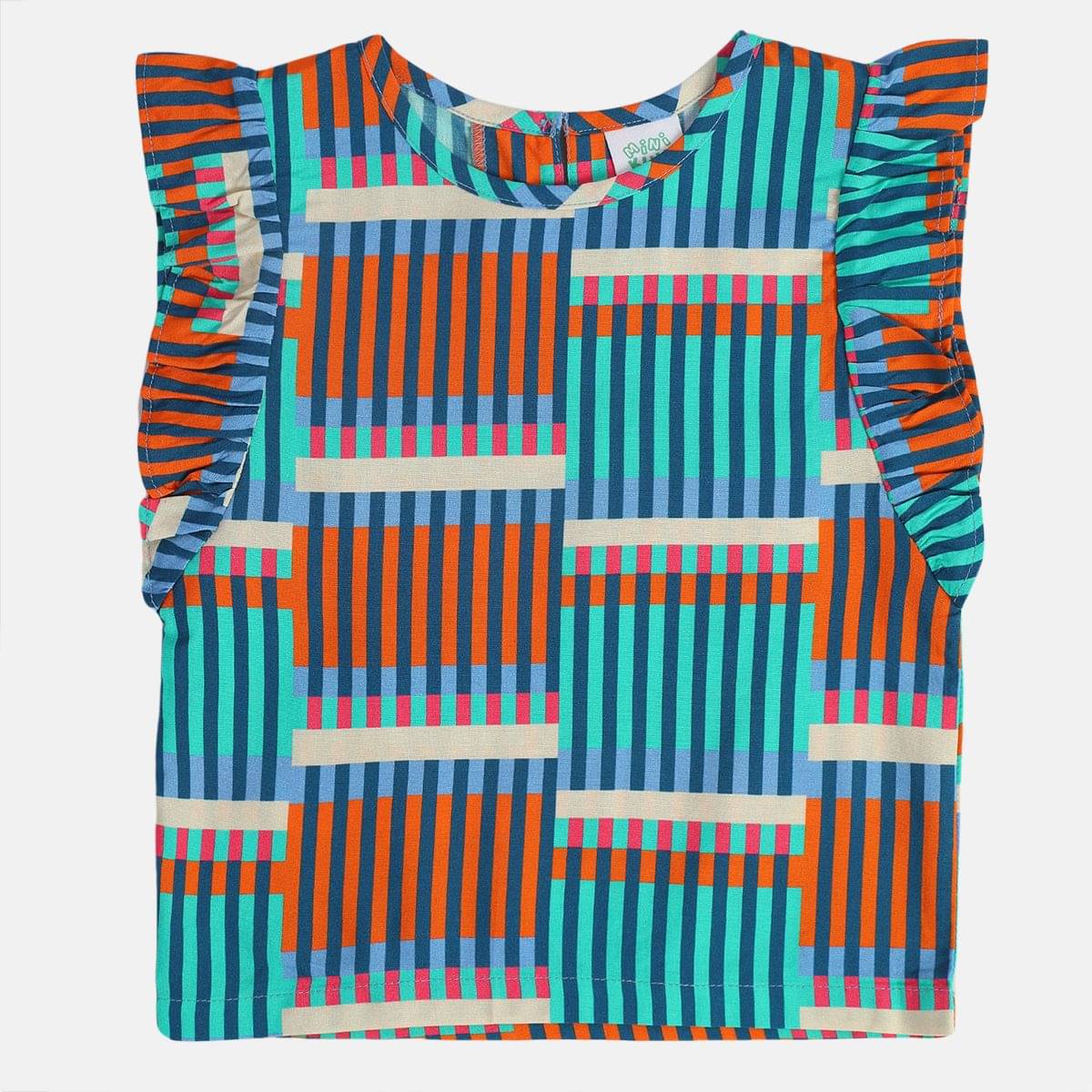     			MINI KLUB Pack of 1 Baby Girls Cotton Top ( Blue )