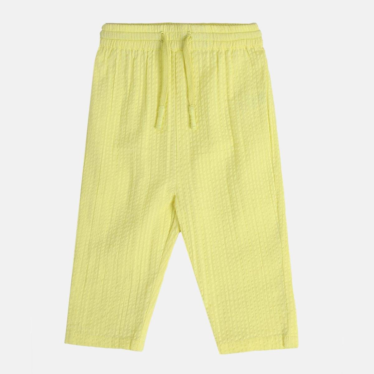     			MINI KLUB Pack of 1 Baby Girls 100% Cotton 3/4 Th ( Yellow )