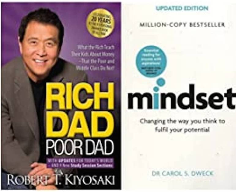     			Mindset + Rich Dad Poor Dad Best seller novel