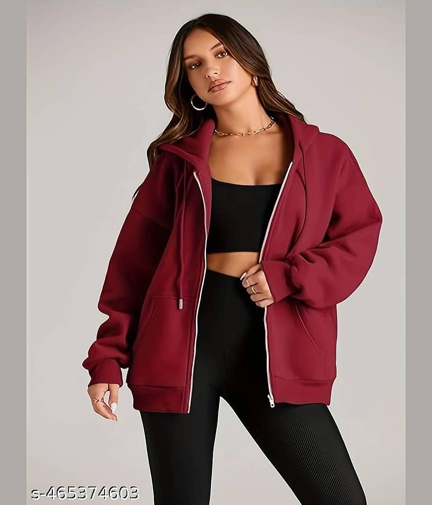 REAL STYLE Women Regular Jacket ( Maroon ) - Jackets & Coats | Buy online on ZillyBuy