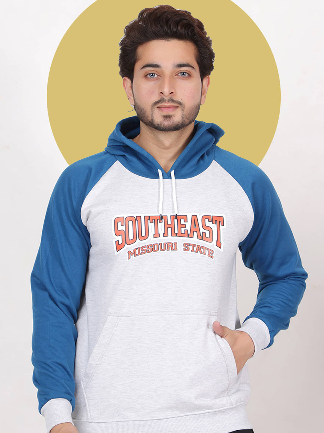     			RELANE Fleece Hooded Men's Sweatshirt - Teal ( Pack of 1 )