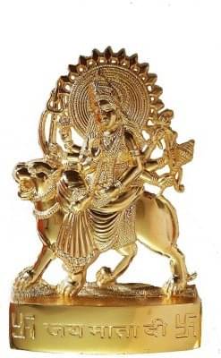 Shri Astha Vinayak Brass Goddess Durga Idol ( 11 cm ) Shri Astha Vinayak Brass Goddess Durga Idol ( 11 cm )