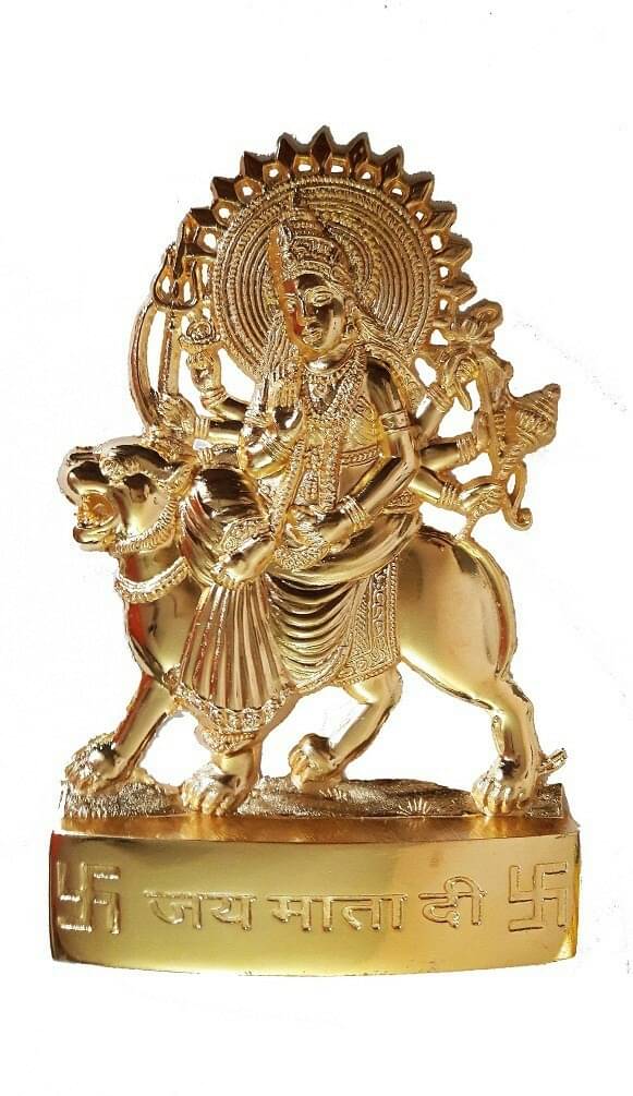 Shri Astha Vinayak Brass Goddess Durga Idol ( 1.3 cm ) Shri Astha Vinayak Brass Goddess Durga Idol ( 1.3 cm )