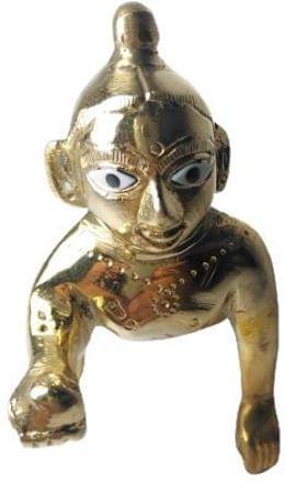     			Shri Astha Vinayak Brass Laddu Gopal Idol ( 7 cm )