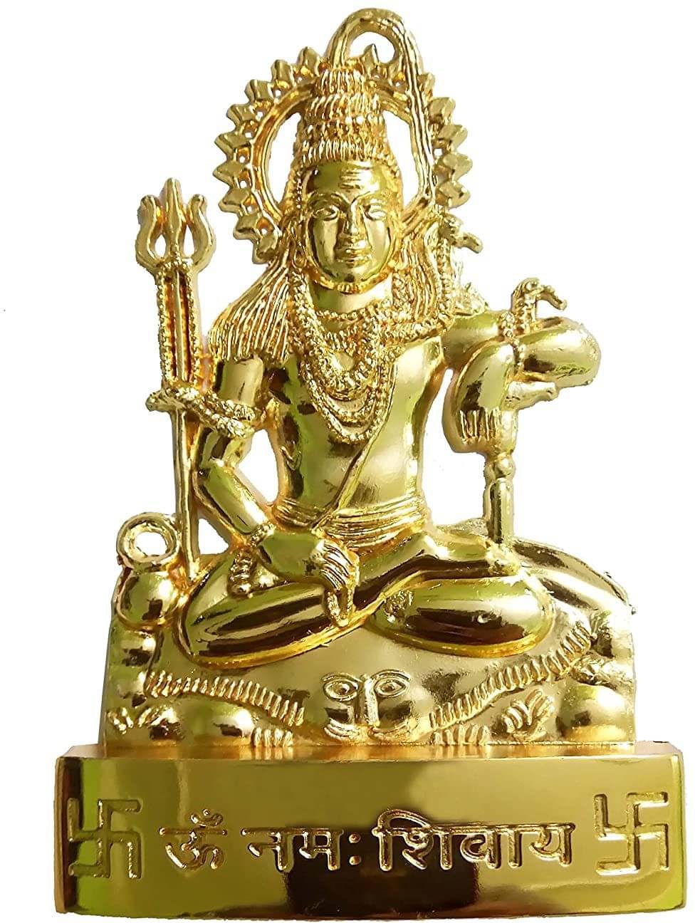     			Shri Astha Vinayak Brass Lord Shiva Idol ( 7.5 cm )