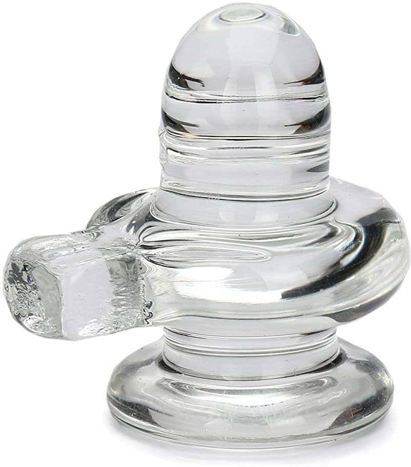     			Shri Astha Vinayak Glass Shivling Idol ( 4 cm )