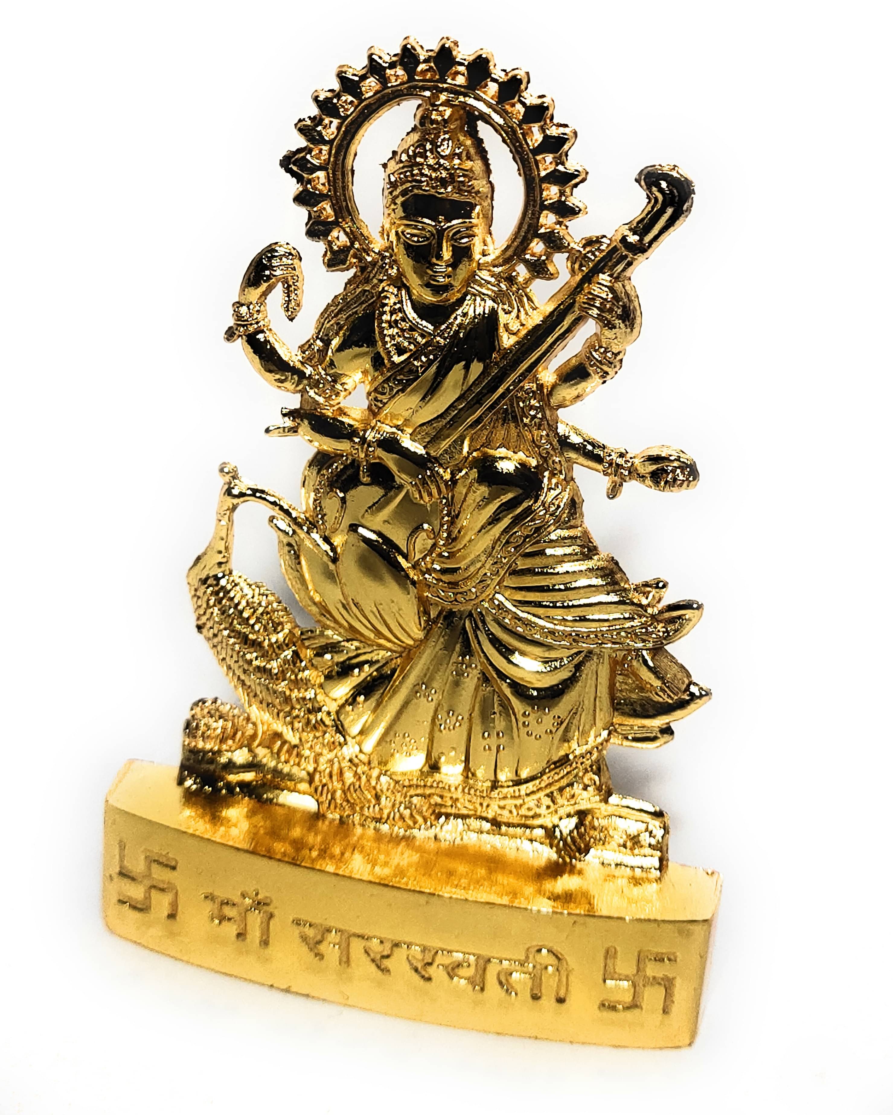 Shri Astha Vinayak Iron Goddess Saraswati Idol ( 1.2 cm ) Shri Astha Vinayak Iron Goddess Saraswati Idol ( 1.2 cm )