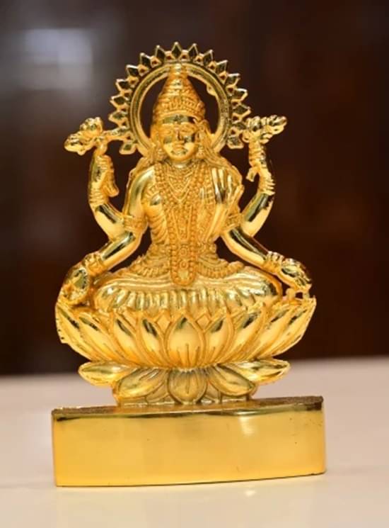 Shri Astha Vinayak Iron Goddess Laxmi Idol ( 11 cm ) Shri Astha Vinayak Iron Goddess Laxmi Idol ( 11 cm )