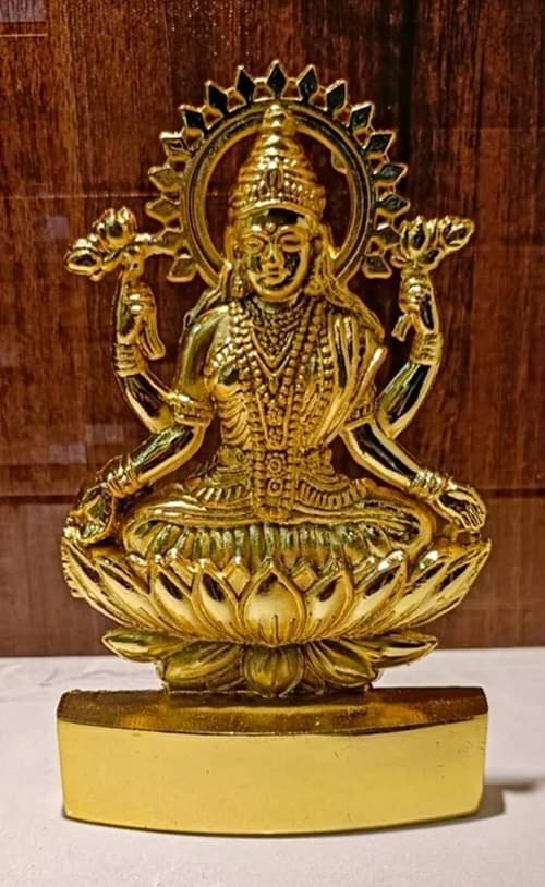 Shri Astha Vinayak Iron Goddess Laxmi Idol ( 4 cm ) Shri Astha Vinayak Iron Goddess Laxmi Idol ( 4 cm )