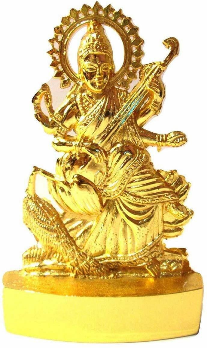     			Shri Astha Vinayak Iron Goddess Saraswati Idol ( 6.5 cm )