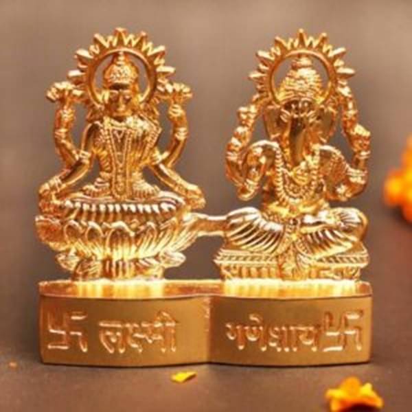     			Shri Astha Vinayak Iron Laxmi Ganesh Idol ( 1 cm )