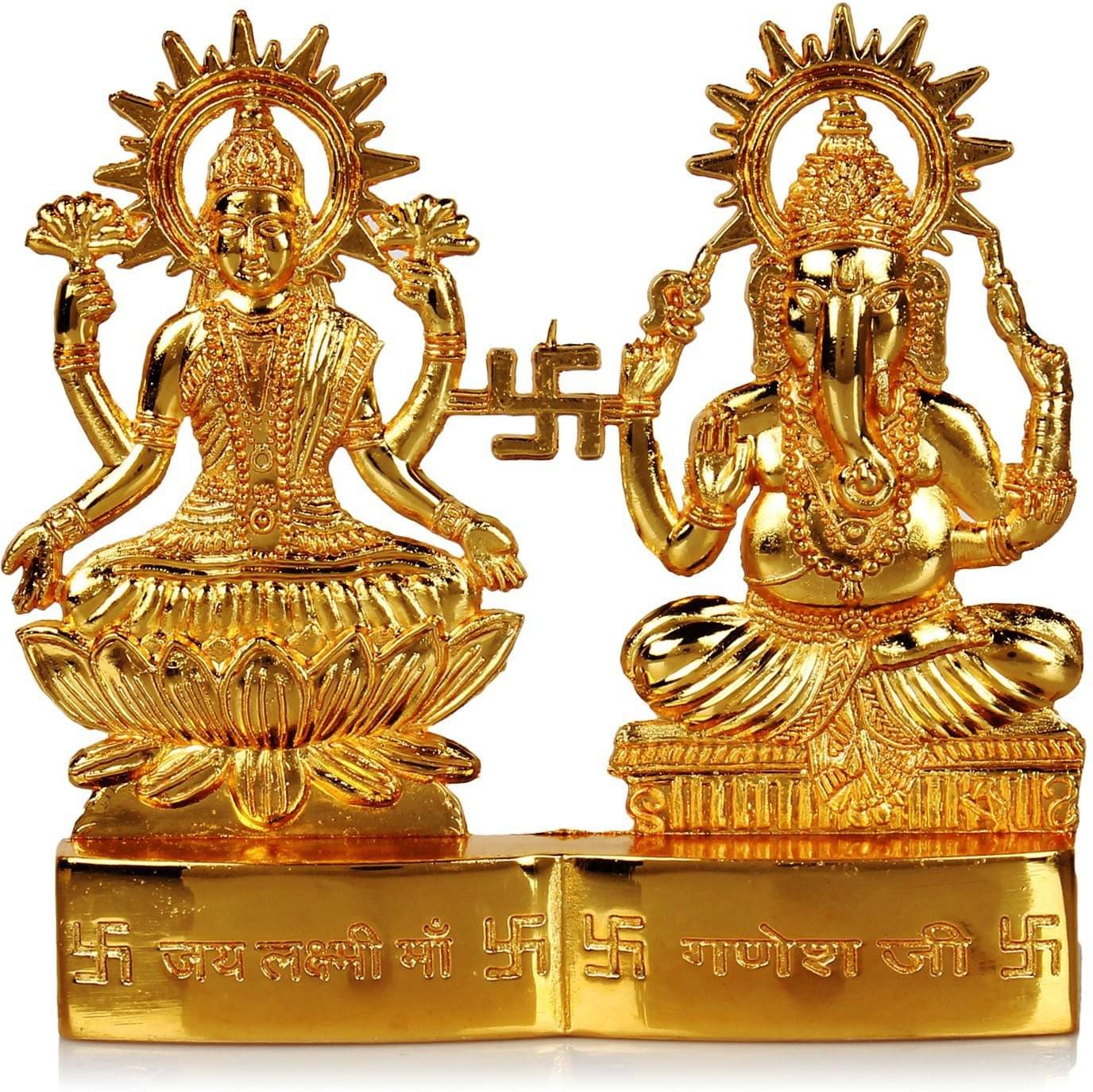 Shri Astha Vinayak Iron Laxmi Ganesh Idol ( 10 cm ) Shri Astha Vinayak Iron Laxmi Ganesh Idol ( 10 cm )