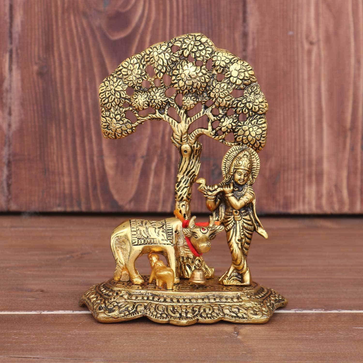 Shri Astha Vinayak Iron Lord Krishna Idol ( 17 cm ) Shri Astha Vinayak Iron Lord Krishna Idol ( 17 cm )