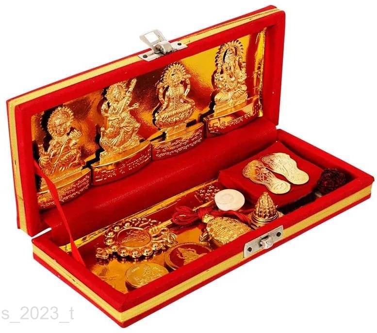     			Shri Astha Vinayak Wood Laxmi Kuber Idol ( 2 cm )