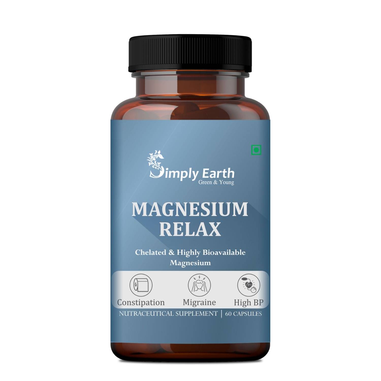 Simply Earth Magnesium Bisglycinate Capsule - Most Bioavailable for Sleep, Muscle, Bone &Heart -(60 No.s) Simply Earth Magnesium Bisglycinate Capsule - Most Bioavailable for Sleep, Muscle, Bone &Heart -(60 No.s)