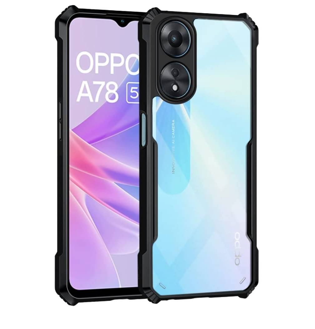 Spectacular Ace Plain Cases Compatible For Polycarbonate OPPO A78 5G ( Pack of 1 )     			Spectacular Ace Plain Cases Compatible For Polycarbonate OPPO A78 5G ( Pack of 1 )