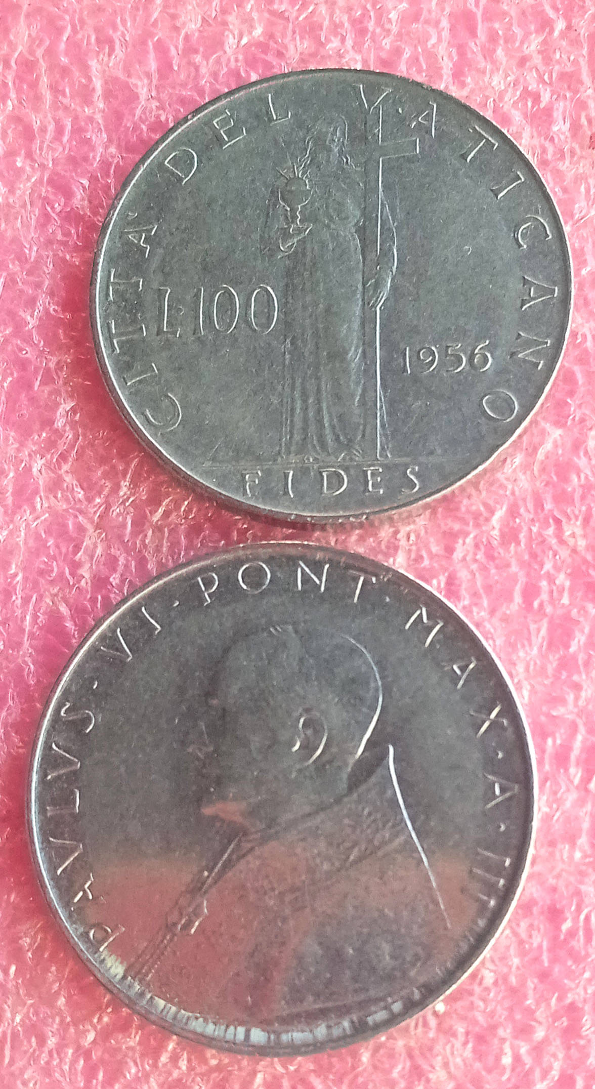     			VATICAN CITY - 100 Lire - Paul VI 1963-1965 Coins › Standard circulation coins Stainless steel • 8 g • ⌀ 27.75 mm