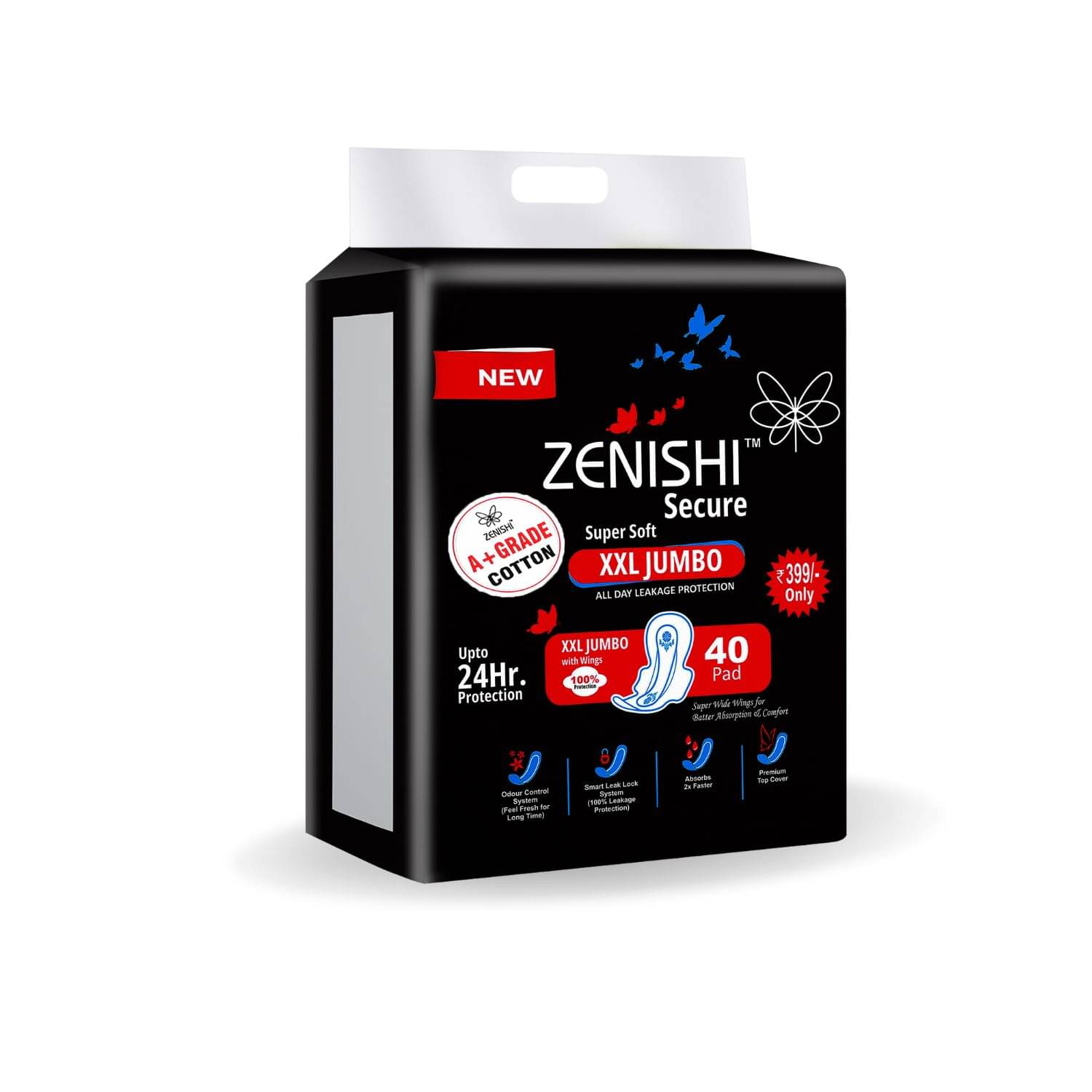     			ZENISHI Cottony XXL Regular Sanitary Pad