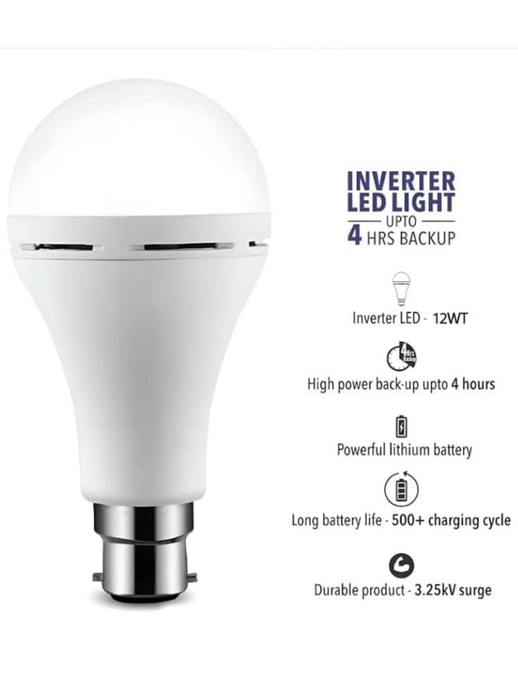     			ZESTRUM 12W Cool Day Light Inverter Bulb ( Single Pack )
