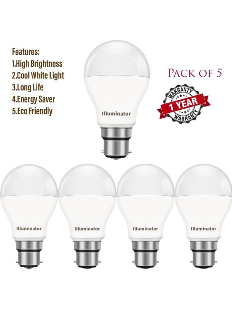 ZESTRUM 9W Cool Day Light LED Bulb ( Pack of 5 ) ZESTRUM 9W Cool Day Light LED Bulb ( Pack of 5 )