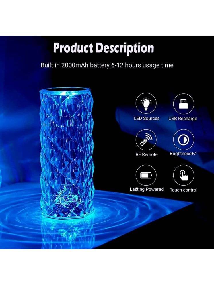     			ZESTRUM Multicolor Table Lamp ( Pack of 1 )