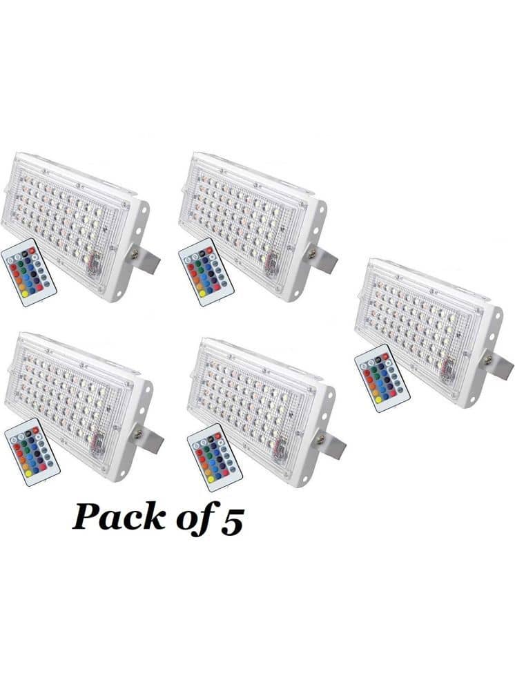 ZESTRUM RGB 50 Watts Flood Light ( Pack of 5 )