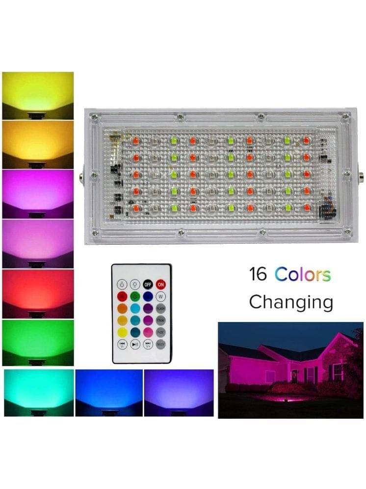     			ZESTRUM RGB 50 Watts Flood Light ( Pack of 2 )